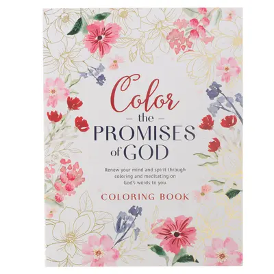 Libro para colorear Colorea las promesas de Dios - Renueva tu mente y tu espíritu coloreando y meditando sobre las palabras de Dios para ti - Coloring Book Color the Promises of God - Renew Your Mind and Spirit Through Coloring and Mediation on God's Words to You