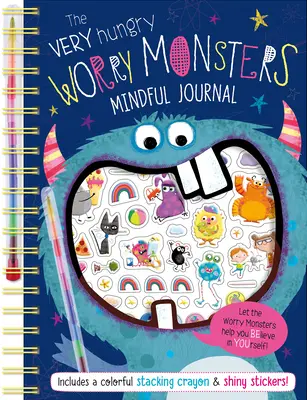 Los Monstruos Preocupados Muy Hambrientos Diario Mindful - The Very Hungry Worry Monsters Mindful Journal