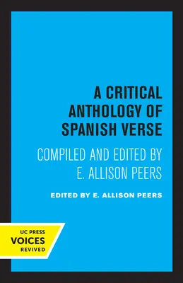 Antología crítica del verso español - A Critical Anthology of Spanish Verse