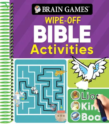 Juegos de ingenio Wipe-Off: Actividades bíblicas - Brain Games Wipe-Off: Bible Activities