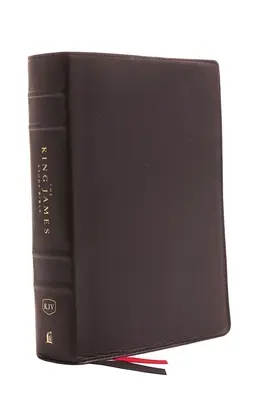 Biblia de estudio King James, cuero auténtico, negra, edición a todo color - The King James Study Bible, Genuine Leather, Black, Full-Color Edition