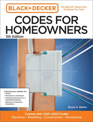 Códigos Black and Decker para Propietarios de Viviendas 5ª Edición: Códigos actuales con 2021-2023 - Eléctrico - Fontanería - Construcción - Mecánico - Black and Decker Codes for Homeowners 5th Edition: Current with 2021-2023 Codes - Electrical - Plumbing - Construction - Mechanical