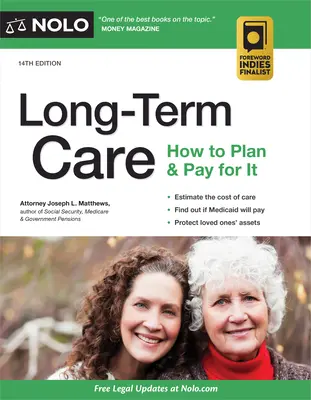 Cuidados a largo plazo: cómo planificarlos y pagarlos - Long-Term Care: How to Plan & Pay for It