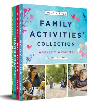 Colección de Actividades Familiares Libres y Salvajes: Estuche de 4 libros - Wild and Free Family Activities Collection: 4-Book Box Set