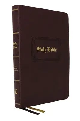 Kjv, Biblia de referencia de tamaño personal con letra grande, serie Vintage, cuero suave, marrón, letra roja, cómoda impresión: Santa Biblia, Versión Reina Valera - Kjv, Personal Size Large Print Reference Bible, Vintage Series, Leathersoft, Brown, Red Letter, Comfort Print: Holy Bible, King James Version