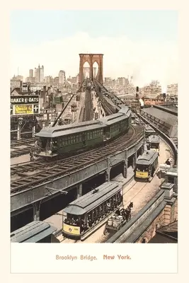 Diario Vintage Brooklyn Bridge, tranvías - Vintage Journal Brooklyn Bridge, Streetcars