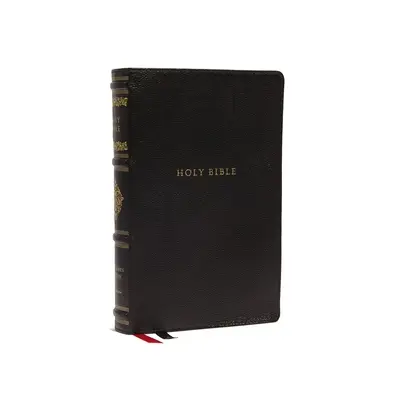 Kjv, Biblia de consulta con margen ancho, Colección Sovereign, Piel auténtica, Negra, Letra roja, Impresión confort: Santa Biblia, Versión Reina Valera - Kjv, Wide-Margin Reference Bible, Sovereign Collection, Genuine Leather, Black, Red Letter, Comfort Print: Holy Bible, King James Version