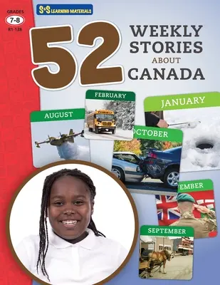 52 Weekly Nonfiction Stories About Canada Grados 7-8 - 52 Weekly Nonfiction Stories About Canada Grades 7-8
