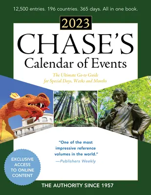 Calendario de eventos de Chase 2023: La guía definitiva para días, semanas y meses especiales - Chase's Calendar of Events 2023: The Ultimate Go-To Guide for Special Days, Weeks and Months