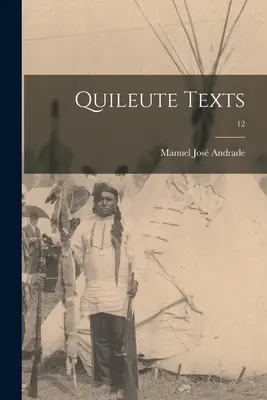 Textos Quileute; 12 - Quileute Texts; 12