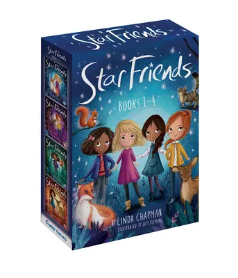 Star Friends Boxed Set, Libros 1-4: Magia en el espejo; Trampa de los deseos; Hechizo secreto; Trucos oscuros - Star Friends Boxed Set, Books 1-4: Mirror Magic; Wish Trap; Secret Spell; Dark Tricks