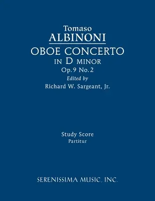 Concierto para oboe en re menor, Op.9 nº 2: Partitura de estudio - Oboe Concerto in D minor, Op.9 No.2: Study score