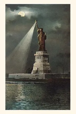 Diario Vintage Estatua de la Libertad, foco de la antorcha - Vintage Journal Statue of Liberty, Torch Spotlight