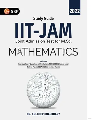 IIT JAM 2022 Matemáticas - Guía del Dr. Kuldeep Chaudhary - IIT JAM 2022 Mathematics - Guide by Dr. Kuldeep Chaudhary