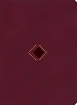 Biblia cronolgica CSB dda a dda, tacto cuero burdeos - CSB Day-By-Day Chronological Bible, Burgundy Leathertouch