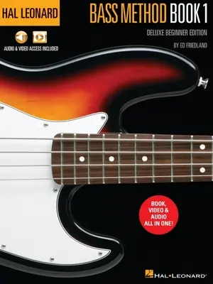 Hal Leonard Bass Method Book 1 - Deluxe Beginner Edition with Access to Audio Examples and Video Lessons Online por Ed Friedland - Hal Leonard Bass Method Book 1 - Deluxe Beginner Edition with Access to Audio Examples and Video Lessons Online by Ed Friedland