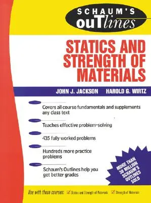 Esquema de estática y resistencia de materiales de Schaum - Schaum's Outline of Statics and Strength of Materials