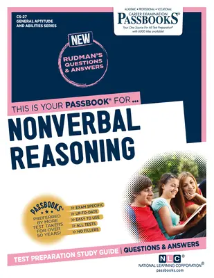 Razonamiento no verbal (CS-27): Guía de Estudio Passbooks - Nonverbal Reasoning (CS-27): Passbooks Study Guide