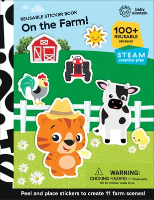 Baby Einstein: En la Granja Libro de pegatinas reutilizable: Libro de pegatinas reutilizables - Baby Einstein: On the Farm! Reusable Sticker Book: Reusable Sticker Book