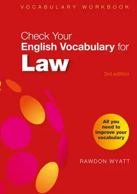 Comprueba tu vocabulario de inglés para Derecho: Todo lo que necesitas para mejorar tu vocabulario - Check Your English Vocabulary for Law: All You Need to Improve Your Vocabulary