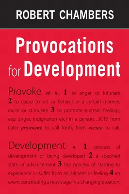 Provocaciones para el desarrollo - Provocations for Development