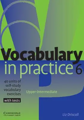 Vocabulary in Practice: 40 unidades de ejercicios de vocabulario de autoaprendizaje con tests - Vocabulary in Practice: 40 Units of Self-Study Vocabulary Exercises with Tests