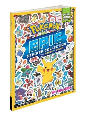 Colección épica de cromos Pokmon 2ª edición: De Kanto a Galar - Pokmon Epic Sticker Collection 2nd Edition: From Kanto to Galar