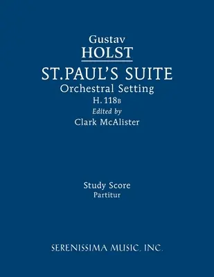 Suite de San Pablo, H.118b: Partitura de estudio - St. Paul's Suite, H.118b: Study score