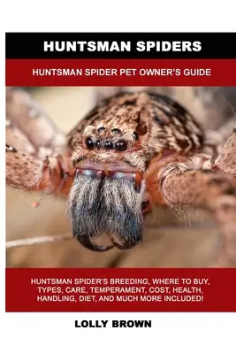 Arañas Huntsman: Guía del propietario de la araña Huntsman - Huntsman Spiders: Huntsman Spider Pet Owner's Guide