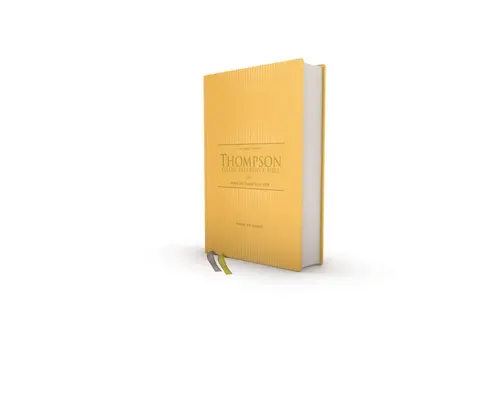 Kjv, Biblia Thompson de consulta encadenada, Tapa dura, Oro amarillo, Letra roja, Impresión confort - Kjv, Thompson Chain-Reference Bible, Hardcover, Yellow Gold, Red Letter, Comfort Print