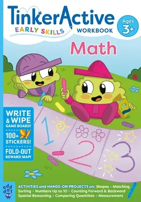 Tinkeractive Early Skills Math Workbook Edades 3+ - Tinkeractive Early Skills Math Workbook Ages 3+