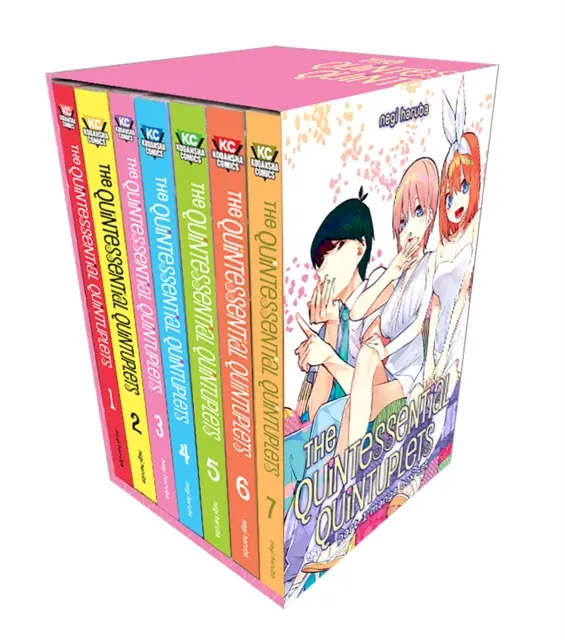 Los Quintillizos por excelencia Parte 1 Manga Box Set - The Quintessential Quintuplets Part 1 Manga Box Set