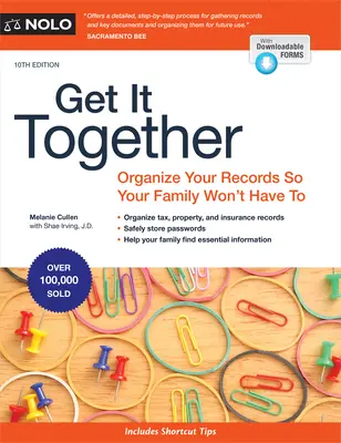 Póngalo todo en orden: Organice sus archivos para que su familia no tenga que hacerlo - Get It Together: Organize Your Records So Your Family Won't Have to