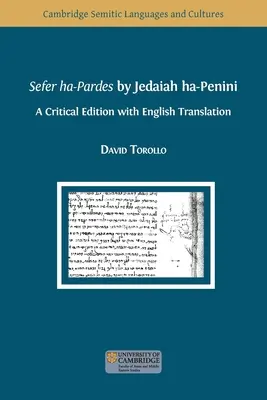 Sefer ha-Pardes de Jedaiah ha-Penini - Sefer ha-Pardes by Jedaiah ha-Penini