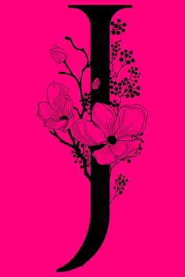 J: Cuaderno con iniciales del monograma: Diario con monograma personalizado para escribir en él - J: Monogram Initial Letter Notebook: Customized Monogrammed Gift Journal To Write In