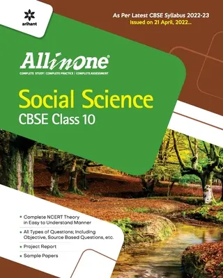 CBSE All In One Social Science Class 10 2022-23 Edition (Según el último plan de estudios CBSE publicado el 21 de abril de 2022) - CBSE All In One Social Science Class 10 2022-23 Edition (As per latest CBSE Syllabus issued on 21 April 2022)