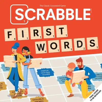 Scrabble: Primeras palabras: (Libros interactivos para niños mayores de 0 años, Libros de cartón de primeras palabras para niños, Libros de cartón educativos para niños) - Scrabble: First Words: (Interactive Books for Kids Ages 0+, First Words Board Books for Kids, Educational Board Books for Kids)