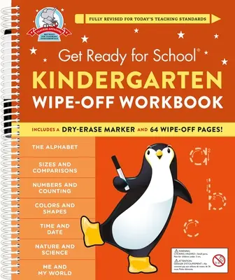 Prepárate para la escuela: Kindergarten Wipe-Off Workbook - Get Ready for School: Kindergarten Wipe-Off Workbook