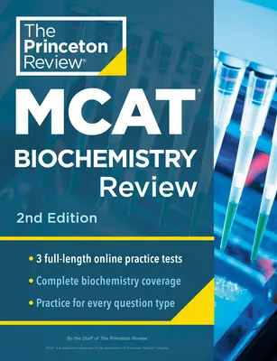 Princeton Review MCAT Revisión de Bioquímica, 2da Edición: Complete Content Prep + Practice Tests - Princeton Review MCAT Biochemistry Review, 2nd Edition: Complete Content Prep + Practice Tests