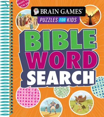 Juegos de ingenio para niños - Sopa de letras bíblica (de 5 a 10 años) - Brain Games Puzzles for Kids - Bible Word Search (Ages 5 to 10)