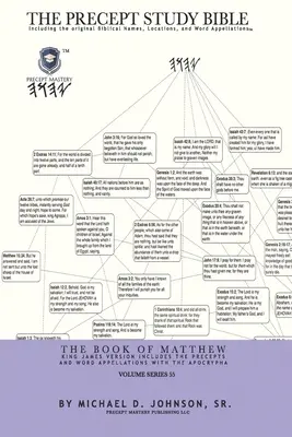 El libro de Mateo: La Biblia de Precepto - The Book of Matthew: The Precept Study Bible