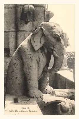 Diario Vintage Gárgola en Notre Dame - Vintage Journal Gargoyle on Notre Dame