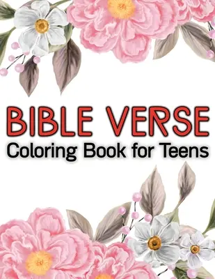 Libro para colorear de versículos bíblicos para adolescentes - Bible verse coloring book for teens