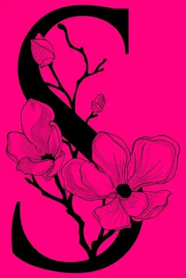 S: Cuaderno con iniciales del monograma: Diario de rayas con monograma personalizado - S: Monogram Initial Notebook: Customized Monogrammed Lined Gift Journal