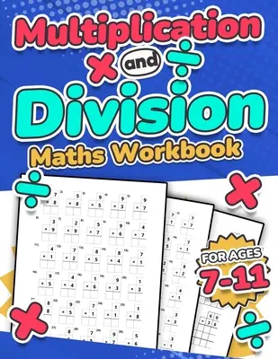 Cuaderno de ejercicios de matemáticas de multiplicación y división para niños de 7 a 11 años Veces y multiplica 100 ejercicios cronometrados para exámenes de matemáticas de 2º, 3º, 4º, 5º y 6º año KS - Multiplication and Division Maths Workbook Kids Ages 7-11 Times and Multiply 100 Timed Maths Test Drills Grade 2, 3, 4, 5, and 6 Year 2, 3, 4, 5, 6 KS