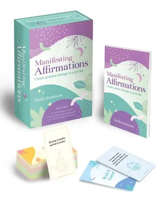 Libro de Afirmaciones y Cartas de Manifestación: Crea Cambios Positivos en tu Vida. Incluye 50 Tarjetas de Afirmaciones y un Libro de 128 Guías sobre el Efecto Manifestador. - Manifesting Affirmations Book & Card Deck: Create Positive Change in Your Life. Includes 50 Affirmation Cards Plus a 128-Guidebook on Manifesting Effe