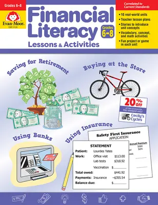 Lecciones y actividades de alfabetización financiera, Grados 6-8 - Recurso para el profesor - Financial Literacy Lessons and Activities, Grades 6-8 - Teacher Resource