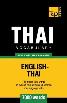 Vocabulario tailandés para anglófonos - 7000 palabras - Thai vocabulary for English speakers - 7000 words