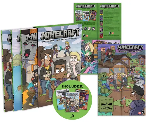 Minecraft Boxed Set (Novelas gráficas) - Minecraft Boxed Set (Graphic Novels)