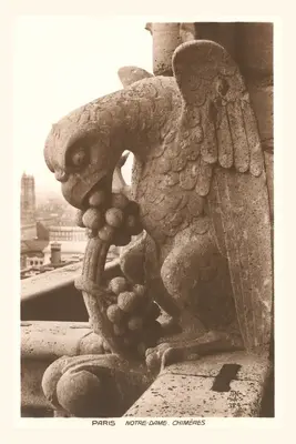 Diario Vintage Gárgolas en Notre Dame - Vintage Journal Gargoyles on Notre Dame